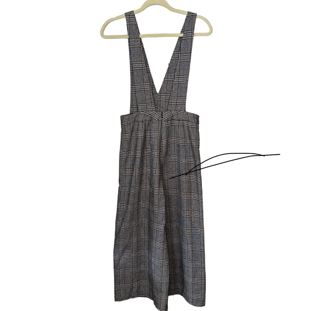 Very J Gray Plaid Jumpsuit